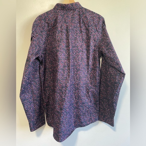 George Men's  Long Sleeve Soft Washed Poplin Shirt - Picture 9 of 10